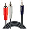 Photos Premium 2 x RCA (Cinch) M vers jack 3,5mm M, 5m